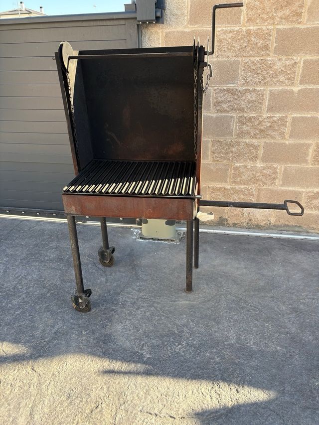Barbacoa portátil hierro y acero inoxidable
