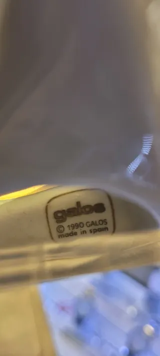 Figura Galos Porcelana Máscara Platino y Oro