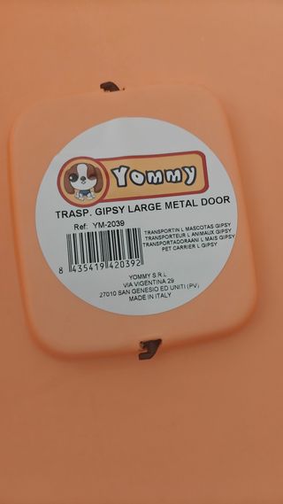 Transportín Perro/Gato Naranja y Negro