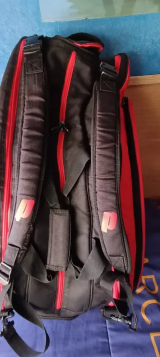 Lote de 3 raquetas de tenis Prince y Raquetero.