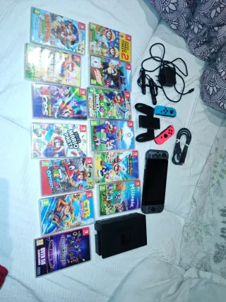 Nintendo Switch + 13 Juegos
