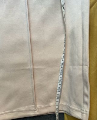 Pantalón palazzo caqui/beige Nuevo tiro alto