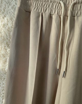 Pantalón palazzo caqui/beige Nuevo tiro alto