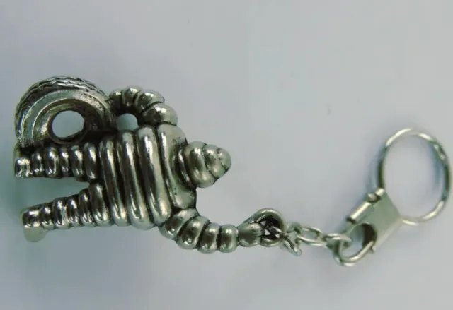 Antico portachiavi Michelin vintage con Bibendum