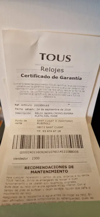 Reloj Tous Born Bicolor