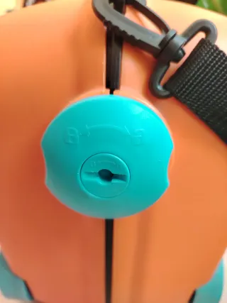 Maleta infantil Trunki turquesa y naranja Nemo