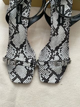 Sandalias Michael Kors Piel Serpiente Nuevas