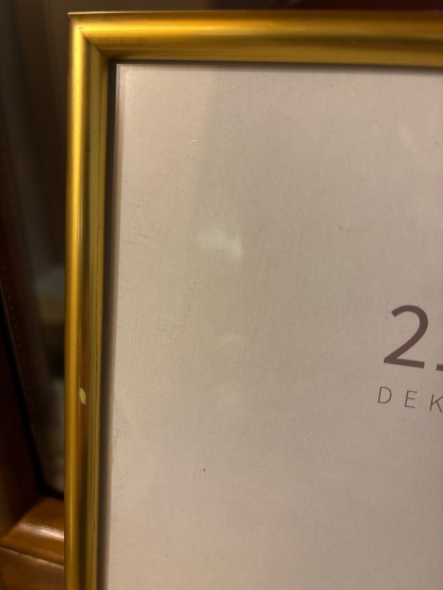 Cornice Deknudt Frames Oro Metallo A4