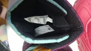 Botas de nieve moradas para niños talla 20/21