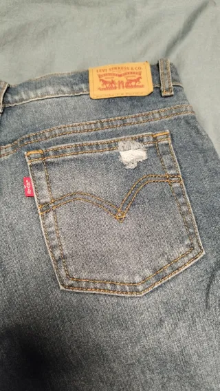 Pantalones Levi's Low Pro Azules