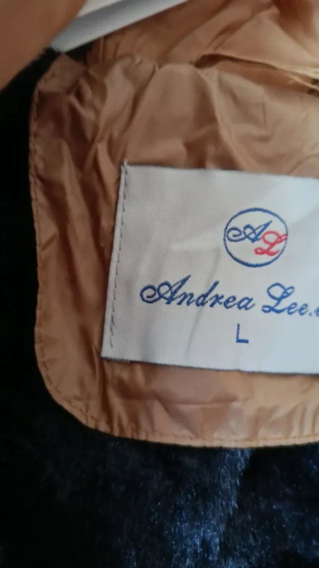 Chaqueta acolchada Andrea L. dorada