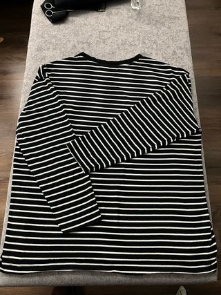 Camiseta de rayas manga larga