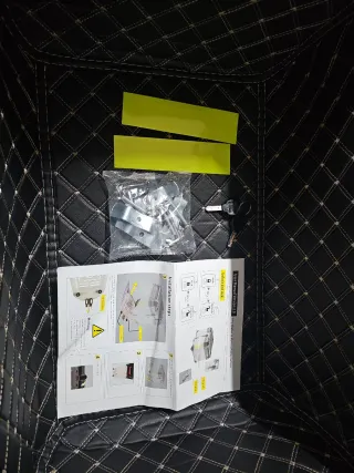 Maleta Baúl Moto Negra Interior Acolchado