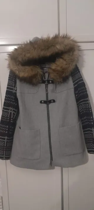 Chaqueta Desigual Mujer Gris y Negra