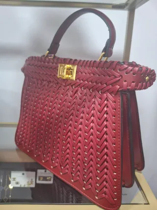 Bolso Fendi Peekaboo Rojo