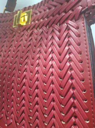 Bolso Fendi Peekaboo Rojo