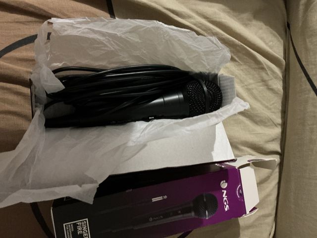 Microfone Karaoke NGS Singer Fire