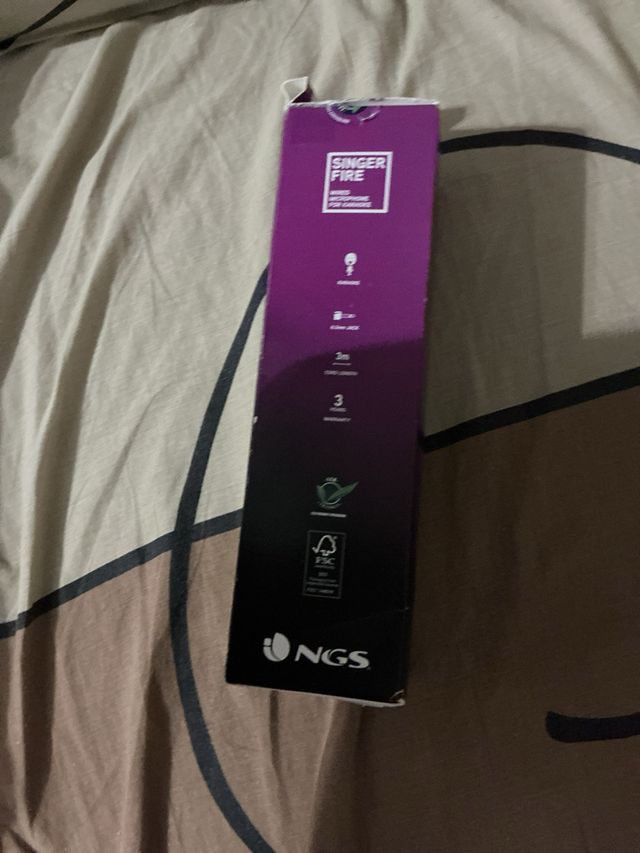 Microfone Karaoke NGS Singer Fire