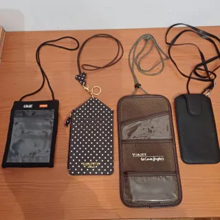 LOTE - PORTADOCUMENTOS O CARTERA DE CUELLO