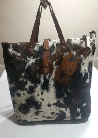 Borsa Tote Campomaggi XL Pelle Multicolore
