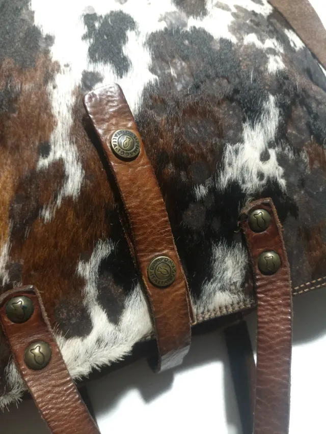 Bolsa Tote Campomaggi XL Couro Multicolor