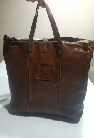 Borsa Tote Campomaggi XL Pelle Multicolore