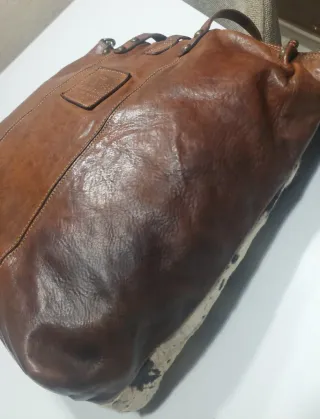 Borsa Tote Campomaggi XL Pelle Multicolore