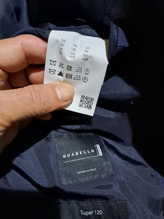 Traje HUGO BOSS 100% lana virgen Como Nuevo CHOLLO