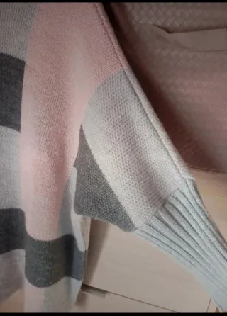 Jersey lana cuello alto oversize