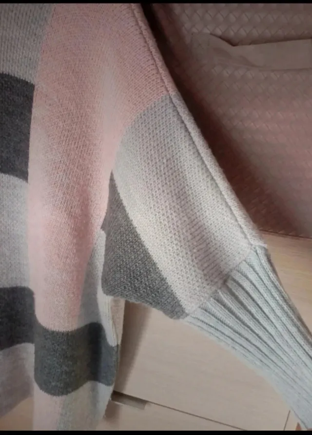 Jersey lana cuello alto oversize