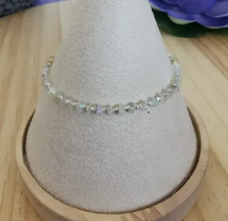 Pulsera Plata y Ópalo Natural.