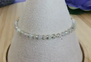 Pulsera Plata y Ópalo Natural.