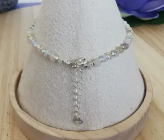 Pulsera Plata y Ópalo Natural.