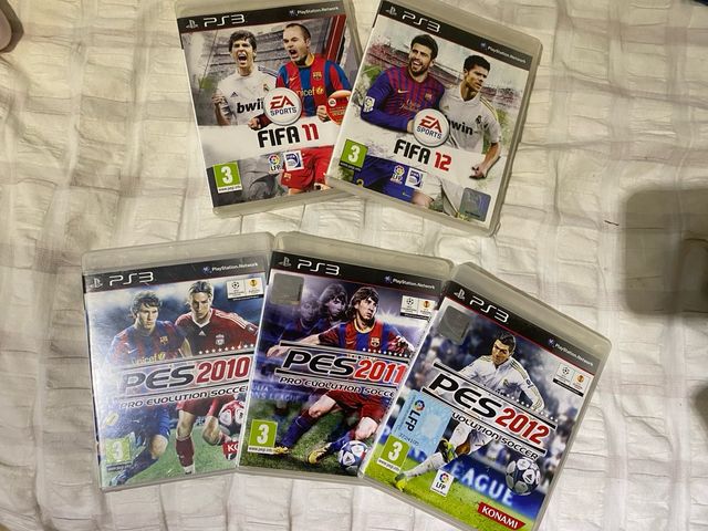 Lote 5 Juegos PS3 FIFA y PES