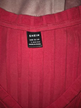 Body Shein Talla L Rojo