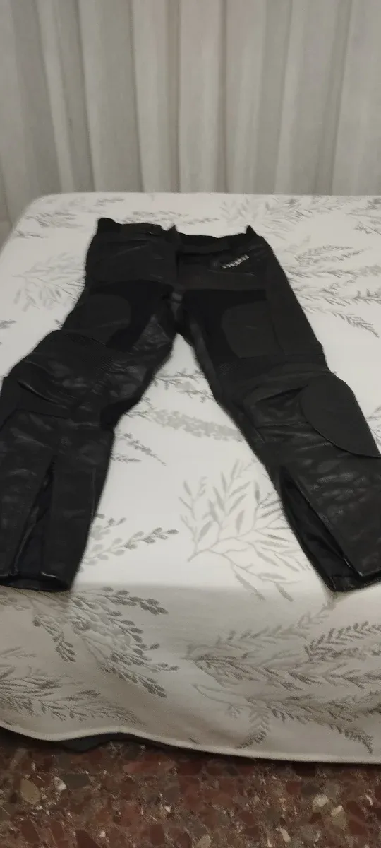 Pantalones de cuero moto AOKI