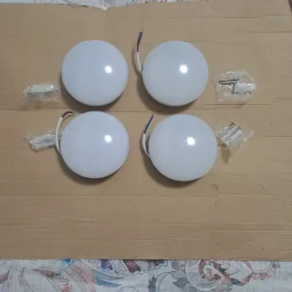 4 plafoniere 9cm per piccoli ambienti