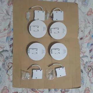 4 plafoniere 9cm per piccoli ambienti