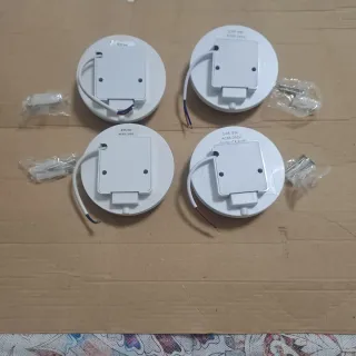 4 plafoniere 9cm per piccoli ambienti