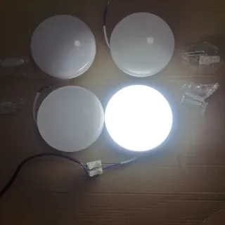 4 plafoniere 9cm per piccoli ambienti