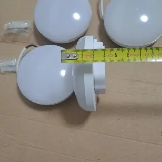 4 plafoniere 9cm per piccoli ambienti