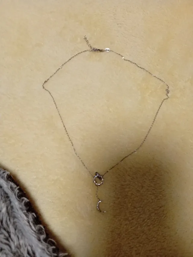 Collar plata sol y luna