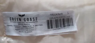 Chaleco largo beige con capucha