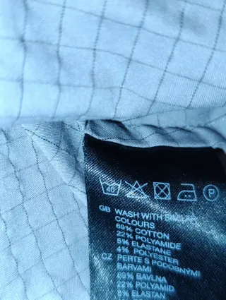 Camisa H&M Cuadros Talla 46