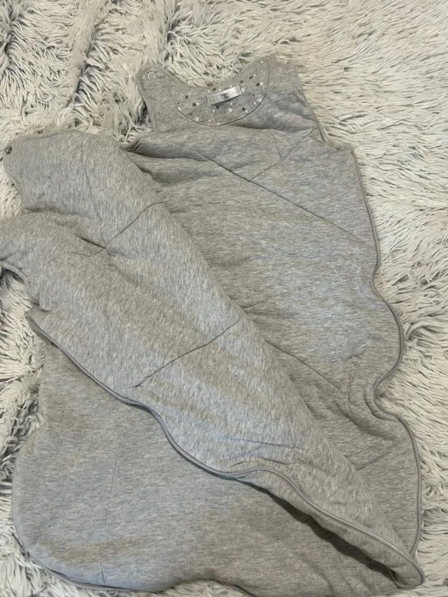 Saco dormir bebé gris oso