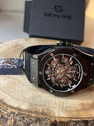 Reloj SKYLINE Automático Hombre Negro/Plata