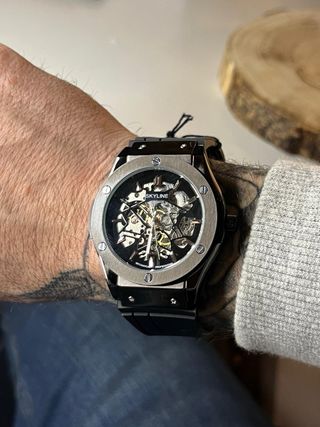 Reloj SKYLINE Automático Hombre Negro/Plata