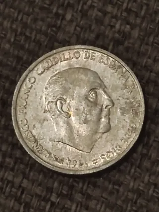 Moneda 50 cts 1966 Estrella 71