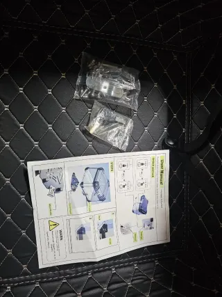 Maleta Baúl Moto Negra Interior Acolchado