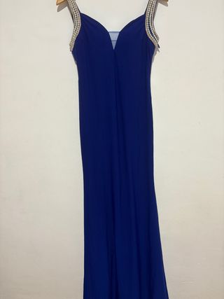 Vestido fiesta azul talla 40-42